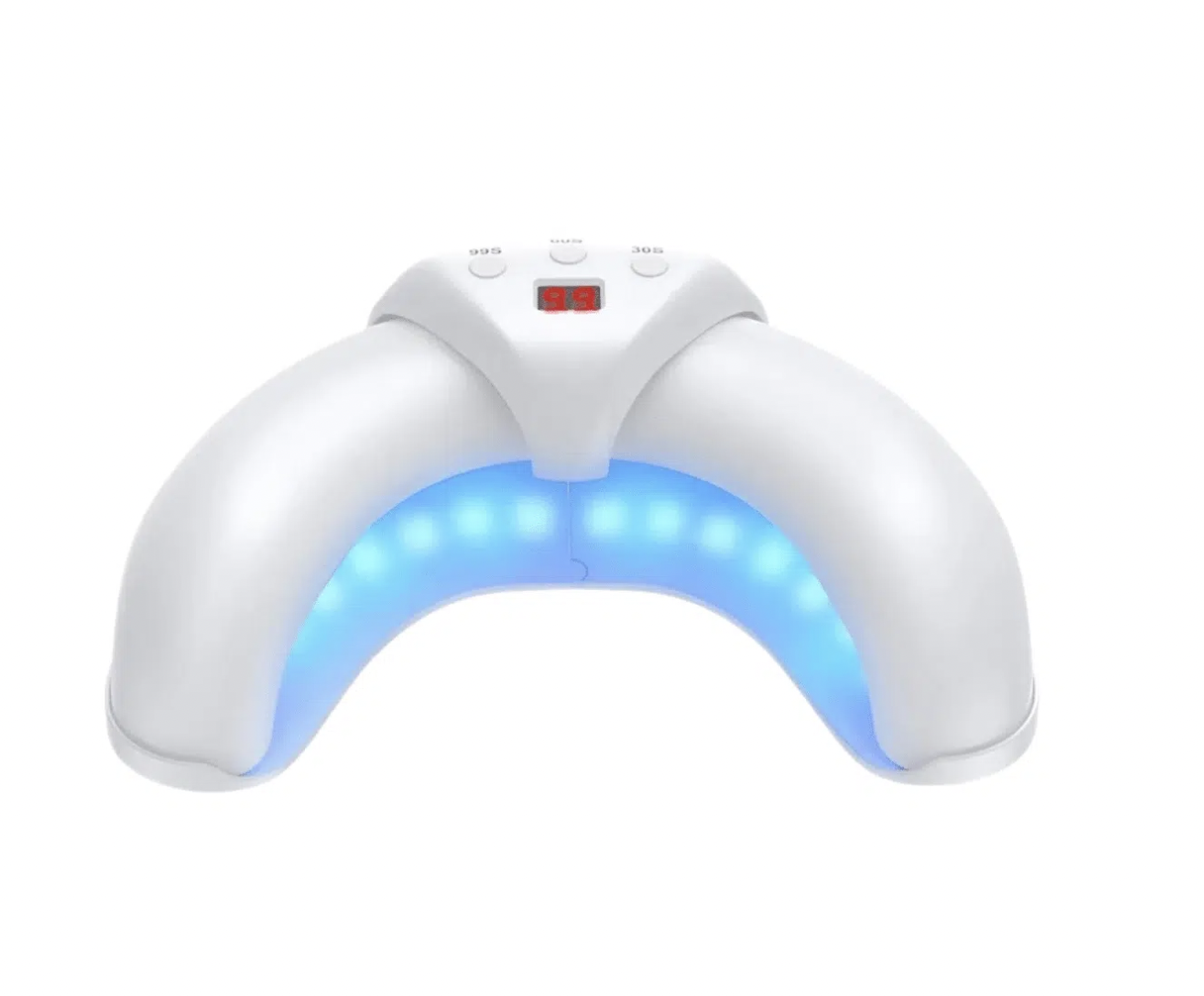 Fungabeam device with blue LED light