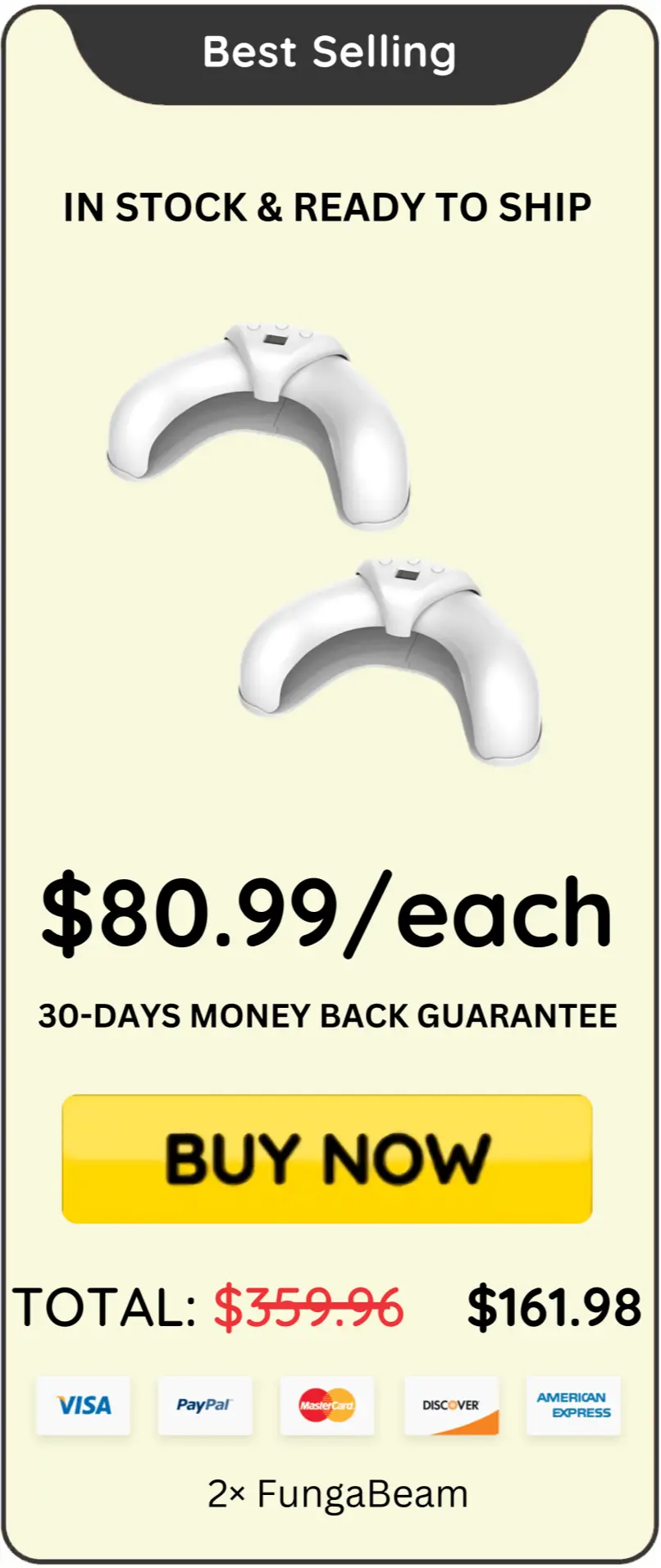 Fungabeam package price 